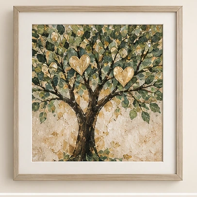 Representative image for Summer Love Tree Square Framed Print