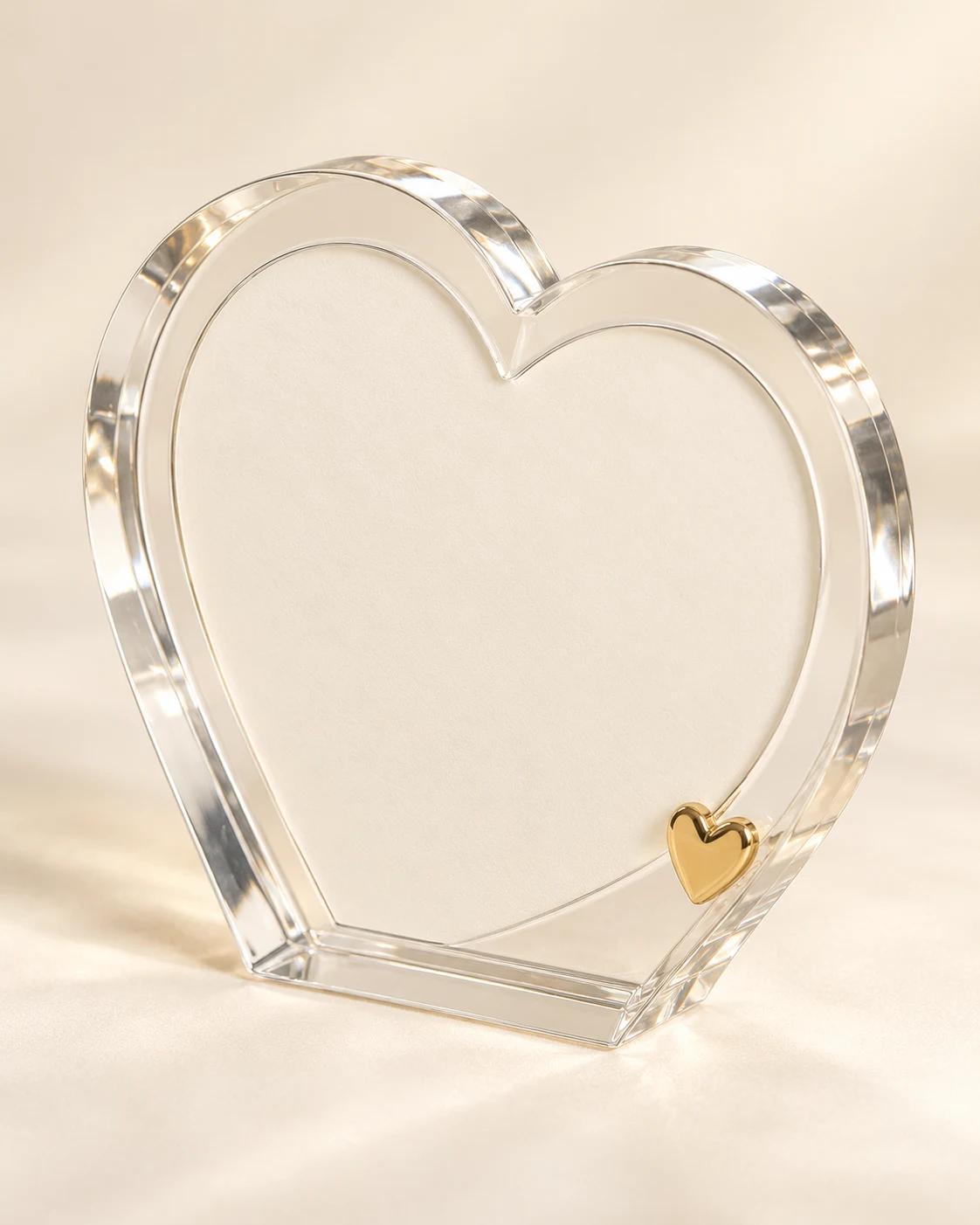 Representative product image: acrylic heart keepsake
