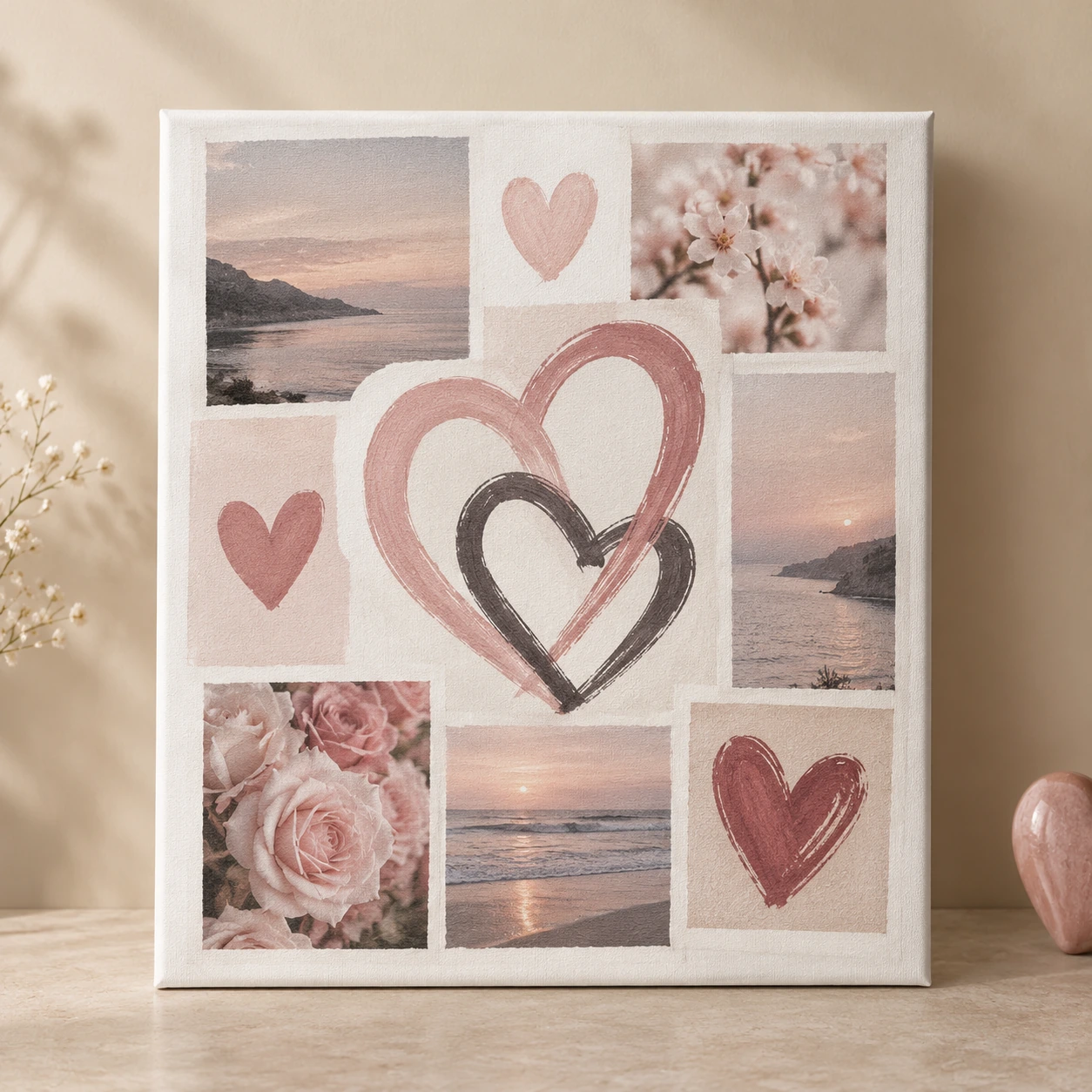 Original representative product image: Infinite Love Photo Collage Canvas