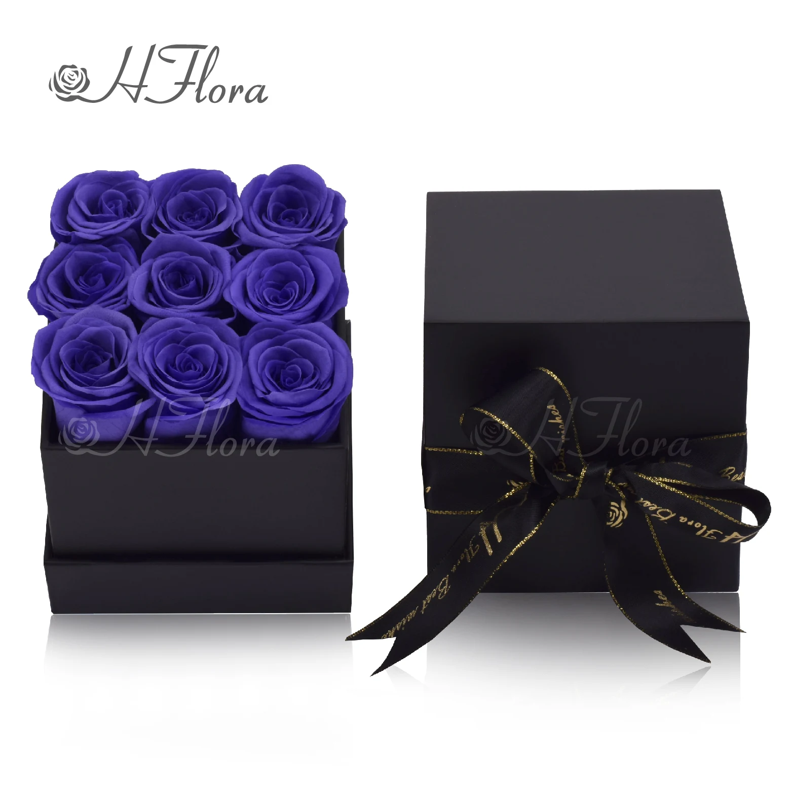 High Quality Natural Flower Long Lasting Immortal Infinity Eternal Forever Preserved Rose in Box Mothers Valentines Day Gift