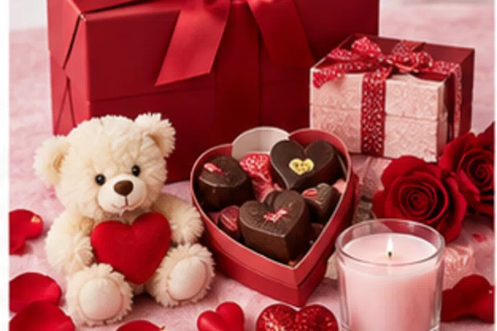 Original representative commercial visual for Retail Valentine Displays for Valentine.